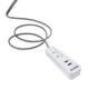 Barra Muticontactos Steren 2X Salidas 2X Usb Blanco 905-3007
