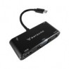 Hub Batauro Usb-C Macho 1X Hdmi 1X Vga 1X 3.5Mm 1X Usb 3.0 Hembra Negro Ad-60