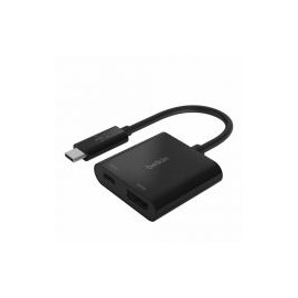 Hub Usb-C Macho Belkin Avc002Btbk 1X Hdmi 1X Usb-C Negro