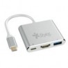 Hub Usb-C Stylos Macho 1X Usb-C 1X Usb 3.0 1X Hdmi Hembra 5000 Mbit/S Plata Stcbhub31S