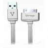 Cable Vorago Cab-118 Usb-Apple Dock 1 Metro Blanco Bolsa