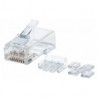 Jack Cat6E Intellinetstp Rj-45 Transparete 80 Piezas