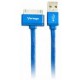 Cable Vorago Cab-119 Azul Usb-Apple Lightning 1 Metro Azul Bolsa