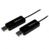 Cable Kvm Usb 3.0  Transferencia Archivos 2 Pc  Startech Svusb3Dsa