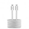 Cable Usb Vorago Usb-C Macho - Usb-C Macho 1M Blanco Cab-124-Wh