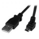 Cable 2M Mini Usb B A Usb A  Acodado Hacia Abajo Startech Usbamb2Md