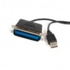 Cable 3M Adaptador Impresora  Centronics A Usb A  Startech Icusb128410