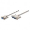 Cable  Modem Manhattan Db9 H - Db25 M 1.8M 314770