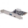 Tarjeta Pcie 1 Usb-C + 1 Usb A Bracket Corto 151757