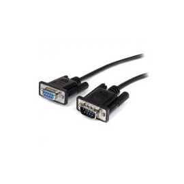 Cable 1M Serial Rs232  Ega Db9 Macho Hembra  Startech Mxt1001Mbk