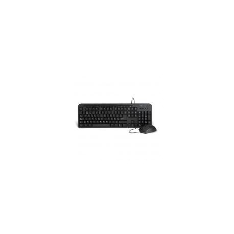 Kit Teclado Y Mouse Vorago Alambrico Multimedia Usb Negro (Km-107)