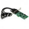Tarjeta Pci Express 4 Ptos Serial Rs232 485 422  Startech Pex4S232485