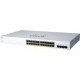 Switch Cisco Cbs220 24X Puertos Poe 1000Mbps + 4X Puertos Sfp 8.000 Entradas Gestionado