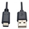 Cable Adaptador Usb 2.0 Tripp Lite U038-006 Usb-A Macho A Usb-C Macho 1.83M Negro