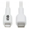 Cable Adaptador Tripp Lite M102-01M-Wh Usb-C A Lightning 1M Blanco