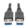 Cable Usb 3.0 Superspeed A/A M/M Negro 1.83 M Ã¬6 Pies+