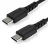 Cable Usb Tipo C Startech 2M Negro Con Fibra Aramida Rusb2Cc2Mb