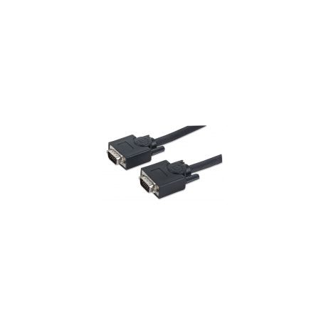 Cable Monitor Svga Manhattan 8Mm Hd15M-M  7.5M 372978