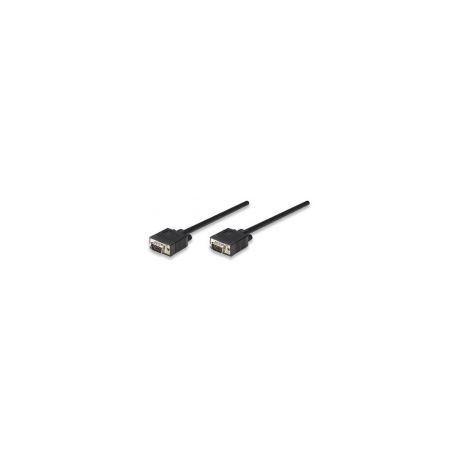 Cable Monitor Manhattan Svga 8Mm Hd15M-M 11.0M 371377