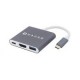 Adaptador Usb Tipo C A Hdmi Naceb Na-0111 Hdmi + Usb 3.0 + Pd Plata