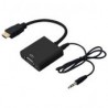 Adaptador Hdmi A Vga Brobotix Negro 110964N