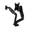 Soporte Dual Para Monitores Vorago Mag600 Hasta 27" Y 6Kg En Cada Brazo Vesa 75 X 75Mm Y 100 X 100Mm