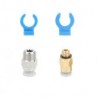 Conectores Neumáticos Creality 4004010212 Abrazaderas Azul Plata Dorado