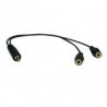 Adaptador Tripp Lite P313-001 Divisor De Audio 3.5 30 Centimetros