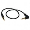 Cable Tripp Lite 3.5Mm Macho Clavija En Angulo Recto 1.83M Negro