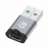 Adaptador Usb Manhattan Usb-A A Usb-C V3.2 Macho Usb C Hembra 356305