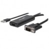 Convertidor Manhattan Video Vga + Audio Usb A Hdmi 152426