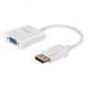 Adaptador Steren Displayport Macho - Vga Hembra Blanco 506-452