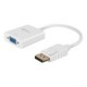 Adaptador Steren Displayport Macho - Vga Hembra Blanco 506-452