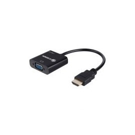 Adaptador Steren 208-151 Hdmi Macho A Vga Hembra Negro