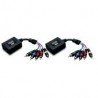 Juego Extensor De Video Rca Tripp Lite B136-101 Audio Estéreo Sobre Cat5 Transmisor Y Receptor 213M