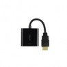 Adaptador Acteck Hdmi Macho Vga Hembra Negro Ac-934756