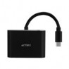Adaptador Acteck Usb-C Macho Hdmi/Vga Hembra Negro Ac-934657