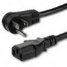 Cable De Alimentacion Startech Acodado 0.9M Pxtr1013