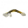 Cable Alimentacion  0.15M Eps 4 Pin Y Lp4 A 8 Pines Startech Eps48Adap