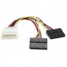 Cable De Corriente Manhattan Sata En "Y" 349369