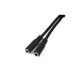Cable Adaptador Divisor  Diadema Macho A Hembra Startech Muyhsmff