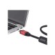 Cable Steren Hdmi 4K Con Filtros De Ferrita Y Cable Tipo Cordon De 7,2 Metros Negro/Rojo 299-824