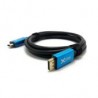 Cable Adaptador Xcase Dpcabhdmi3 Displayport Macho - Hdmi Macho 4K 3M 3480 X 2160 Pixeles Dpcabhdmi3