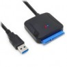 Cable Convertidor Brobotix 6001417 Usb 3.0 A Sata 2.5" Y 3.5" Con Indicadores Led Negro