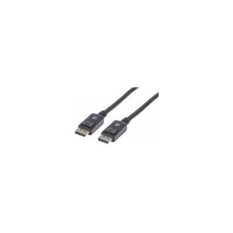 Cable Displayport 4K Blindado 2Mts Manhattan 307116
