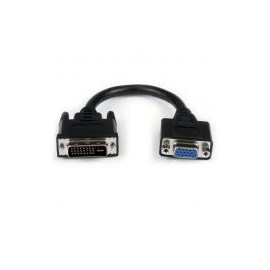 Cable 20Cm Adaptador Dvi-I A Vga Hd15 Convert Startech Dvivgamf8In