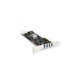 Tarjeta Pcie 4Ptos  Usb3.0 Quadbus Sata Lp4 Uasp  Startech Pexusb3S44V