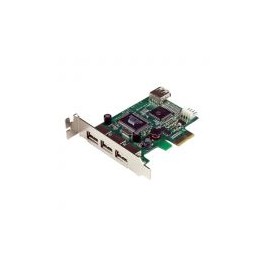 Tarjeta Pcie  Perfil Bajo 4 Ptos Usb 2.0   Startech Pexusb4Dp