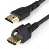 Cable Hdmi 2.0 Startech.Com Macho A Hdmi 2.0 Macho Con Tornillo De Seguridad 4K 60Hz 2 Mts Hdmm2Mls