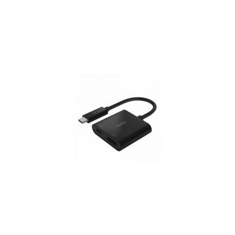 Hub Usb-C Macho Belkin Avc002Btbk 1X Hdmi 1X Usb-C Negro